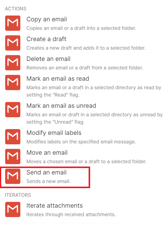 Add Gmail Module