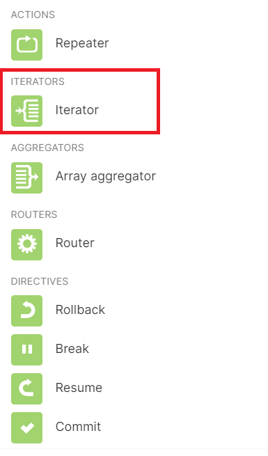 Add Iterator Tools