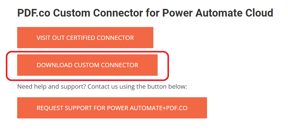 PDF.co Custom Connector